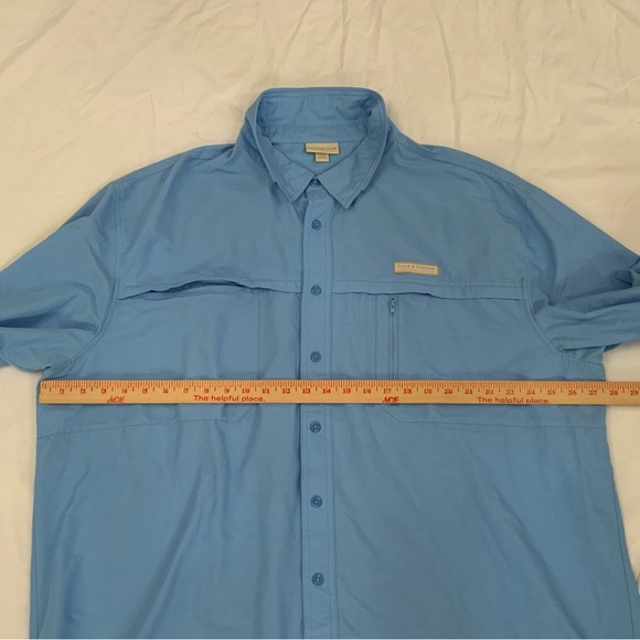 Field & Stream Shirt XXL
Blue
Fishing
Vented
2 Pockets
Roll Tab Sleeve - Picture 8 of 14